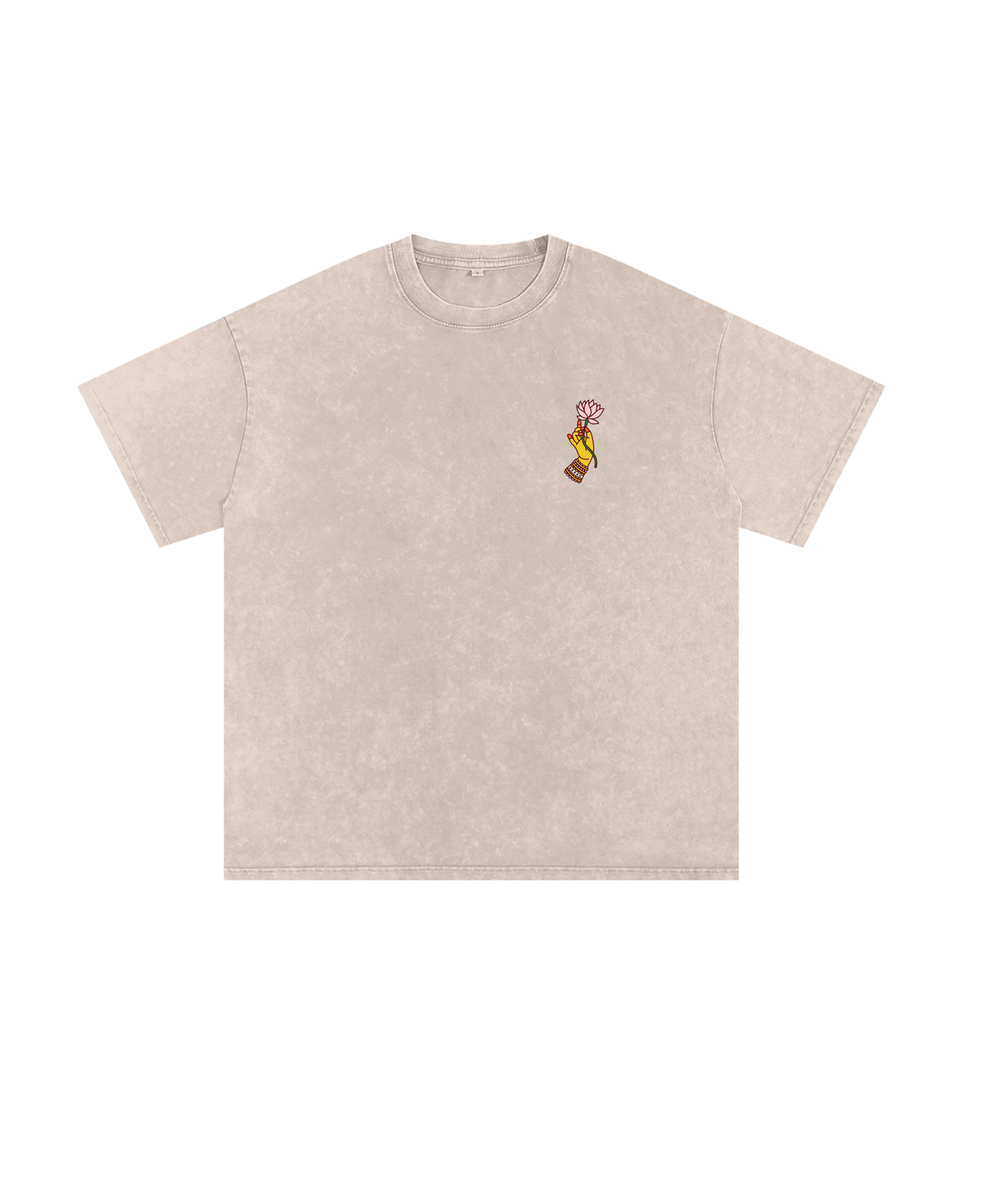 Apricot Oversized Cotton T-Shirt