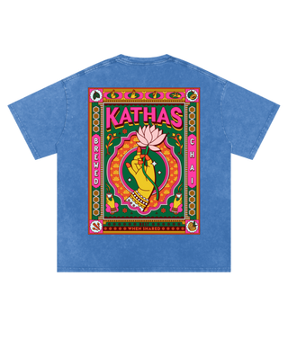 Light Blue Oversized Cotton T-Shirt