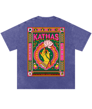 Purple Haze Oversized Cotton T-Shirt