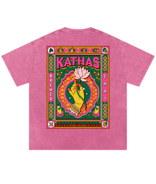 Red Rose Oversized Cotton T-Shirt